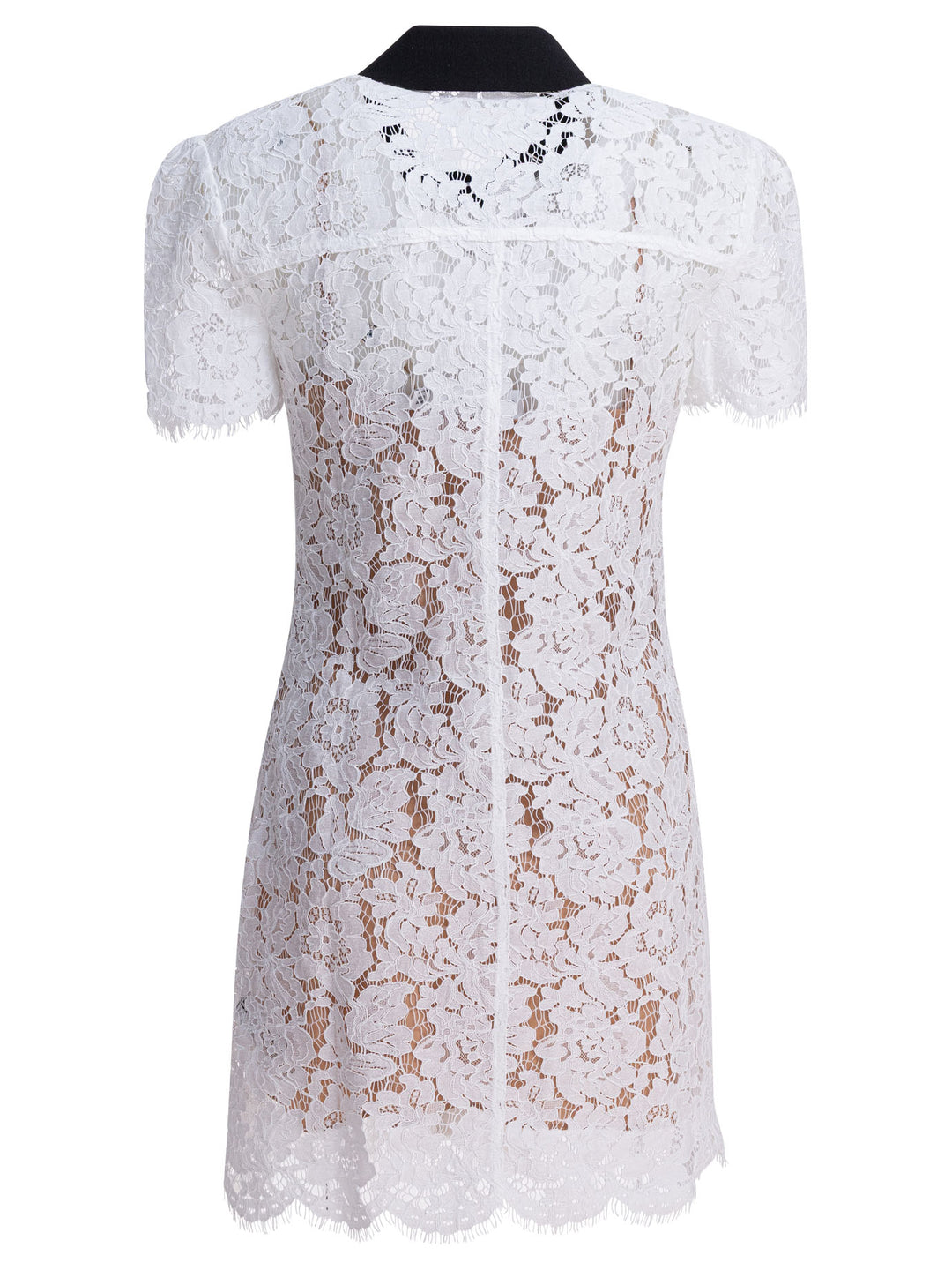 Self-Portrait Short Lace Dress Dresses - White | 3fd1ef82e551c5844488e52254ff690ff0b42b77