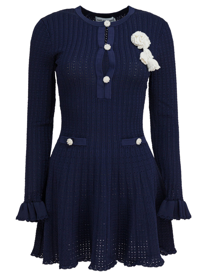 Self-Portrait  Dresses - Blue | e30935593b8fffcbff4b86b1b468ed694c10de53