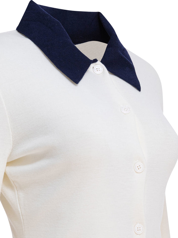 Self-Portrait Merino Wool Cardigan Knitwear - Beige | 14d2aed45a358a24e9cf546c6dcb1bfe464a8281