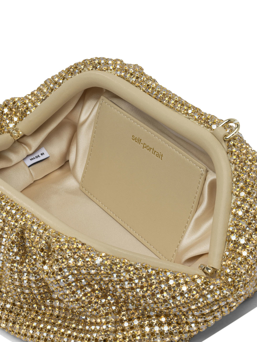 Self-Portrait  Clutches - Gold | 8ca4debc145d25dad5a76021041fde4e887e5438