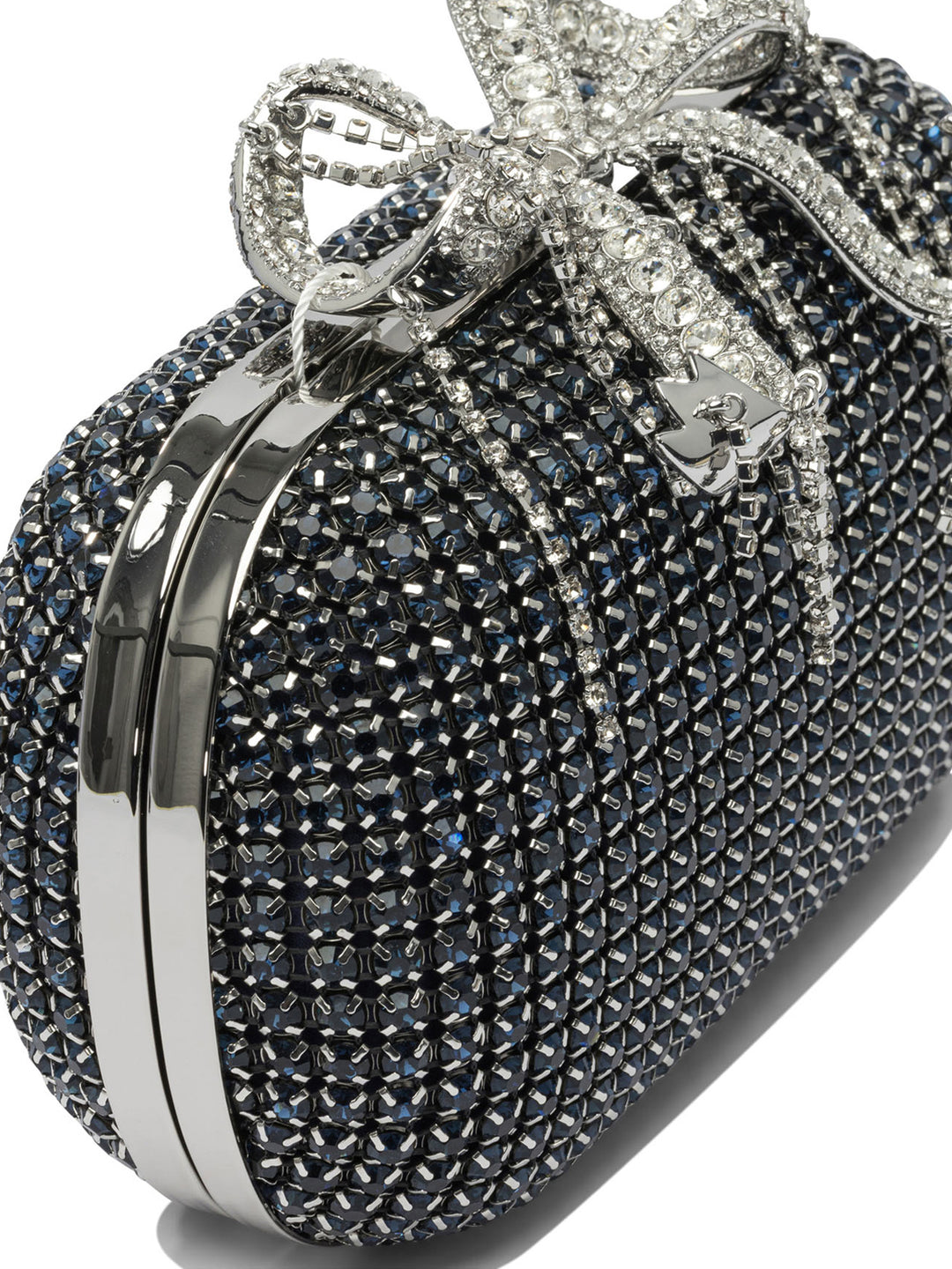 Self-Portrait Minaudiere Clutch With Crystals Clutches - Blue | c42ae811741ae372627927023dcfda6a10149d8c