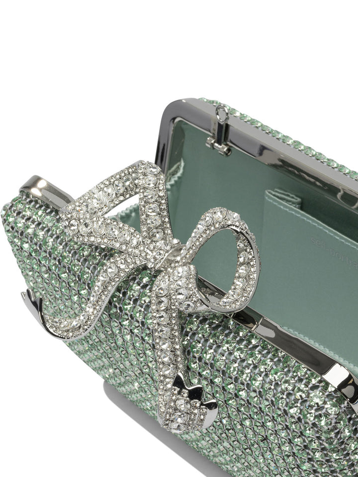 Self-Portrait  Clutches - Green | 7efabe3b3673012232382b9ca43ec429d37d639f