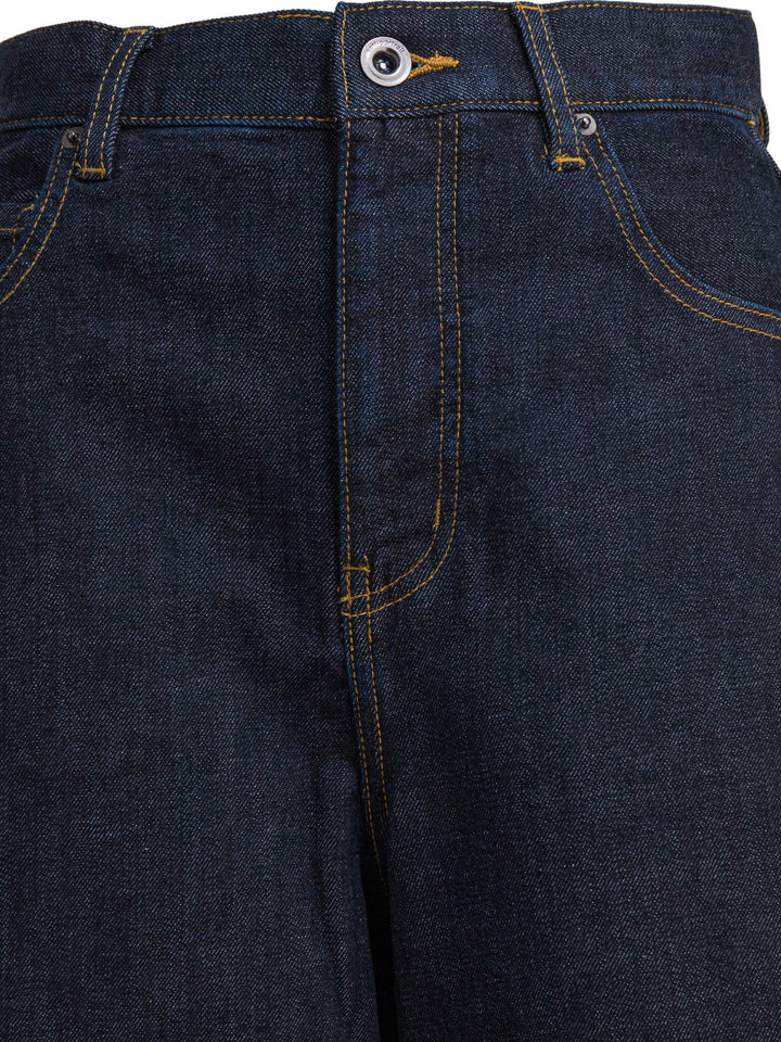 Self-Portrait Wide Leg Jeans - Blue | 6d10154b7727a463f55050df455ee798e21429cb