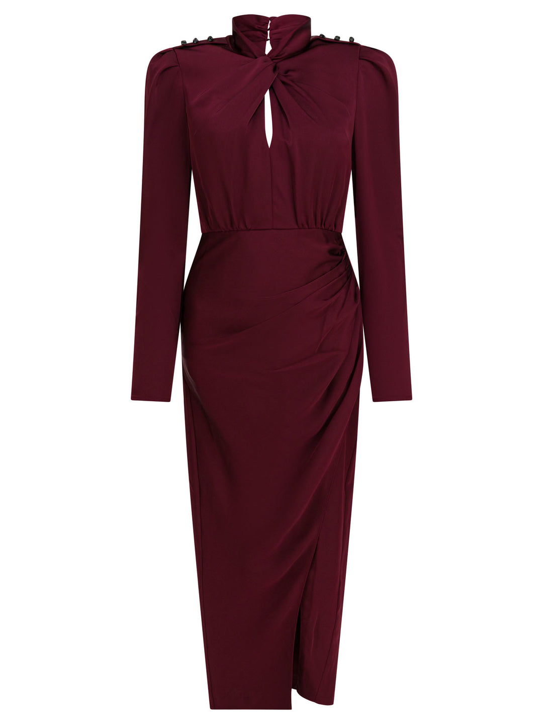 Self-Portrait Satin Midi Dress Dresses - Purple | 5489de0a05b6cf8733622468f38e8ba9e119cb48