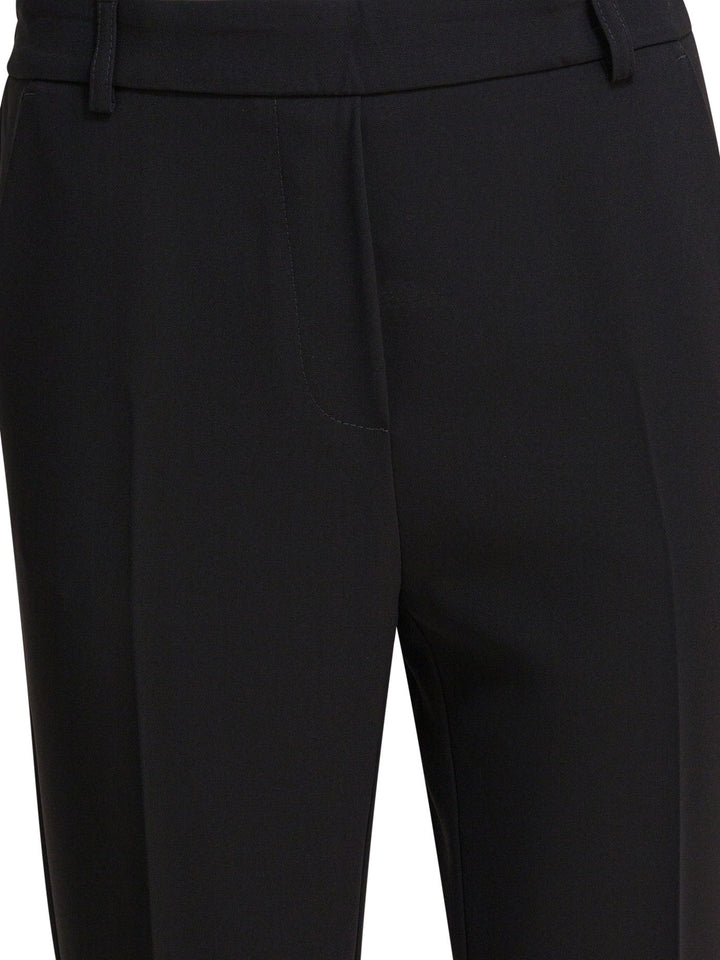 Semper Pants With Elasticized Waist Trousers - Black | f37184afd9b552327040ed72687f26aa21f57703