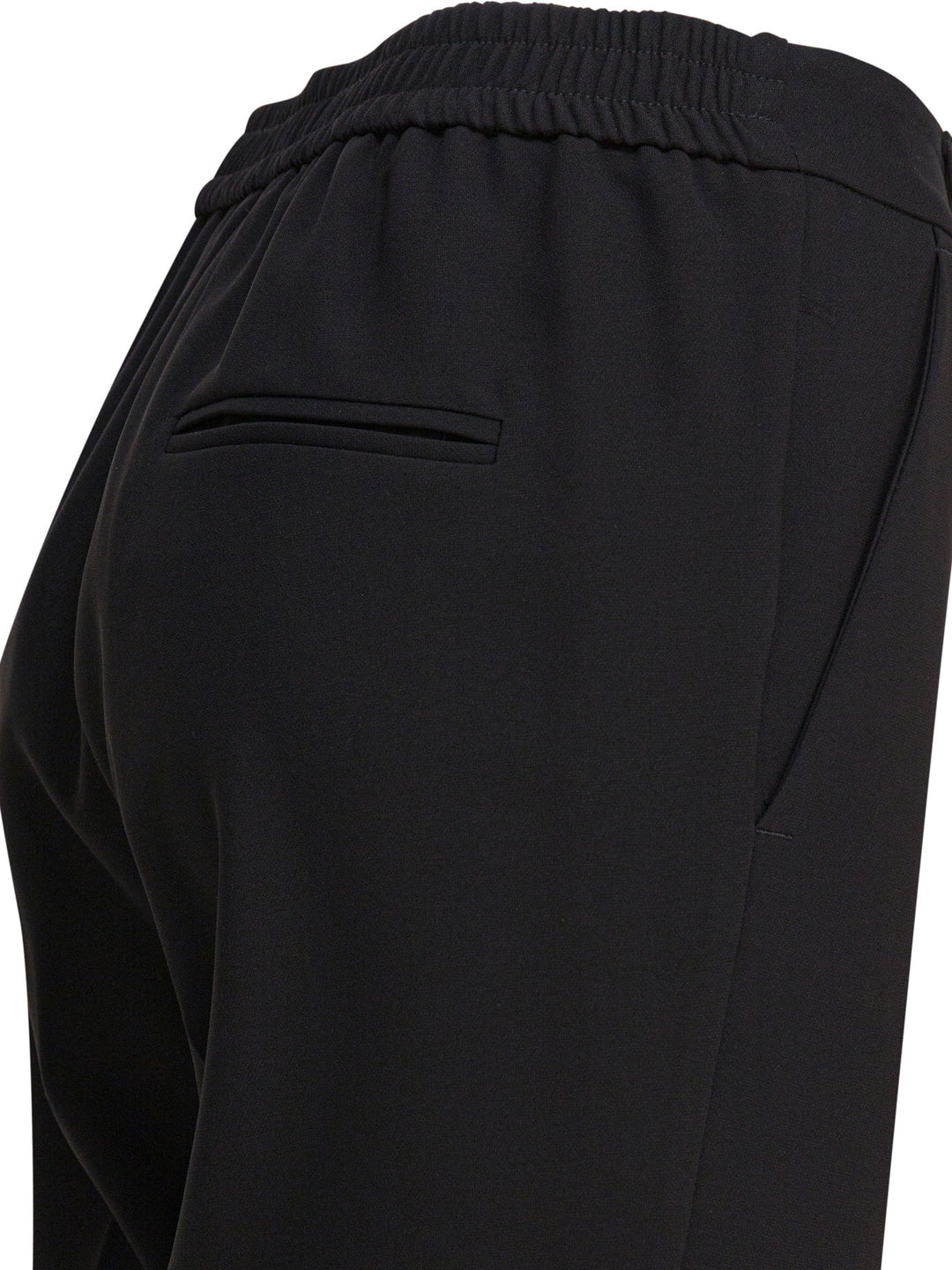 Semper Pants With Elasticized Waist Trousers - Black | 741b3b9fde204dfd0084063d5f55fafa8c781b0c