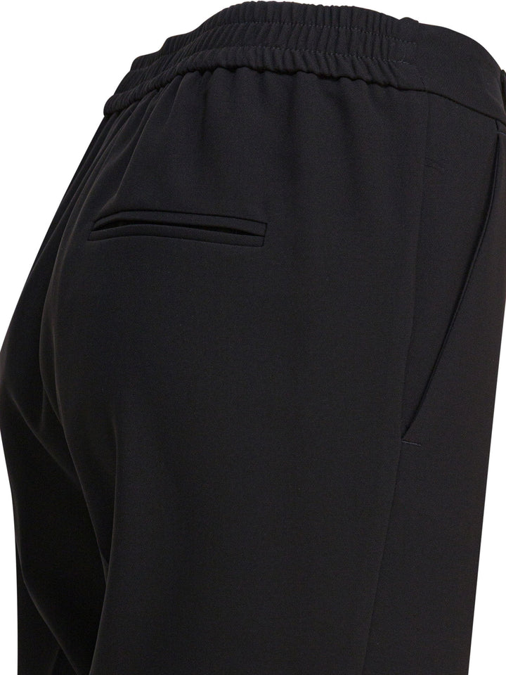 Semper Pants With Elasticized Waist Trousers - Black | 741b3b9fde204dfd0084063d5f55fafa8c781b0c