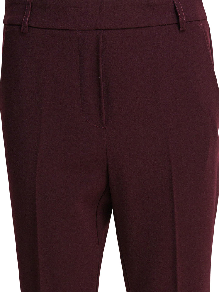 Semper Pants With Elasticized Waist Trousers - Bordeaux | 621d952a1a44ffe64b4e524c096b7ebd79b102d6