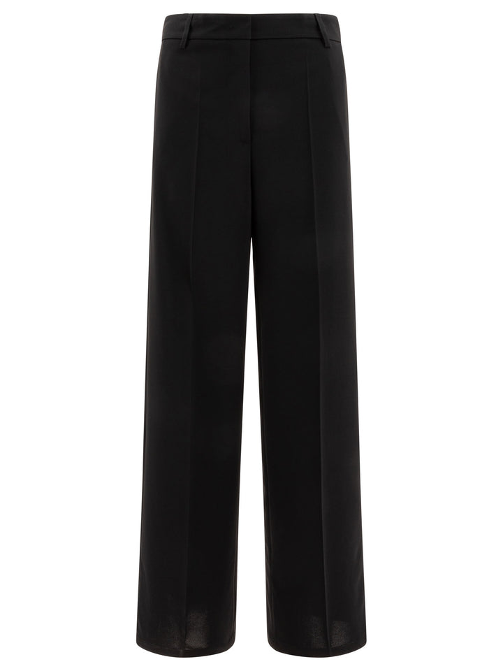 Semper Wide-Leg Pants Trousers - Black | 8cc228abd07b91f1641586e2e3f69b06e968db90