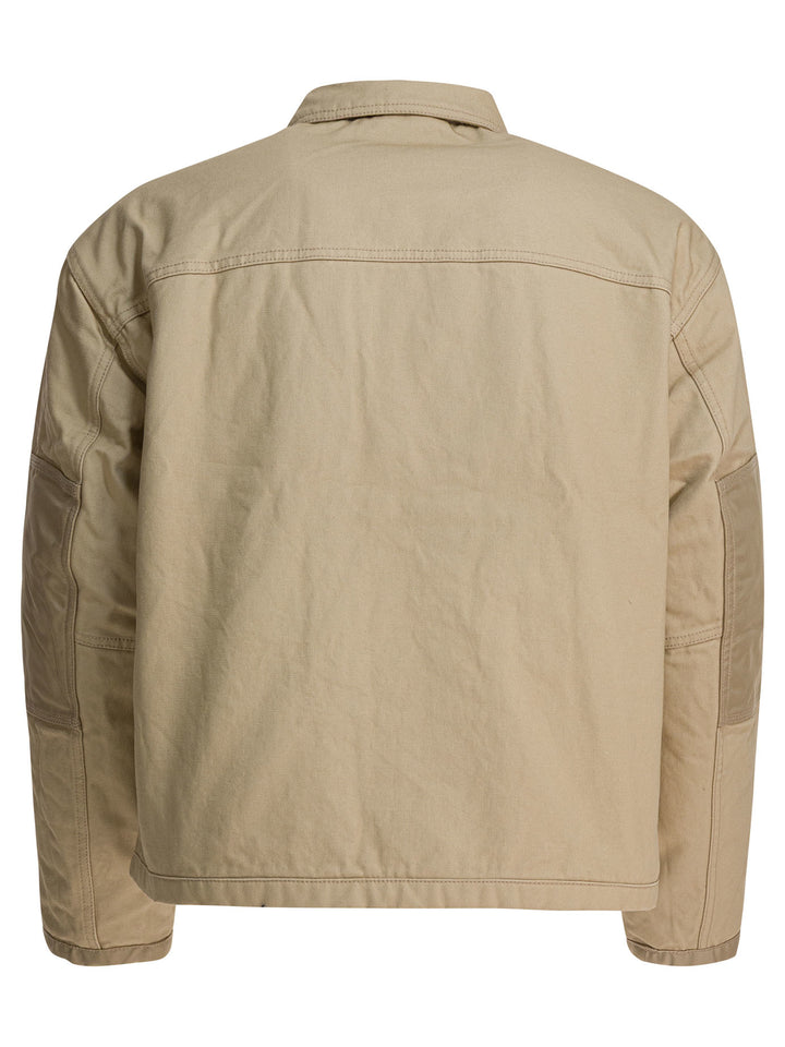 StüSsy Workgear Jacket Jackets and Coats - Beige | 8575da0edcab5b0377eedefc7dc3f4ec55ef3781