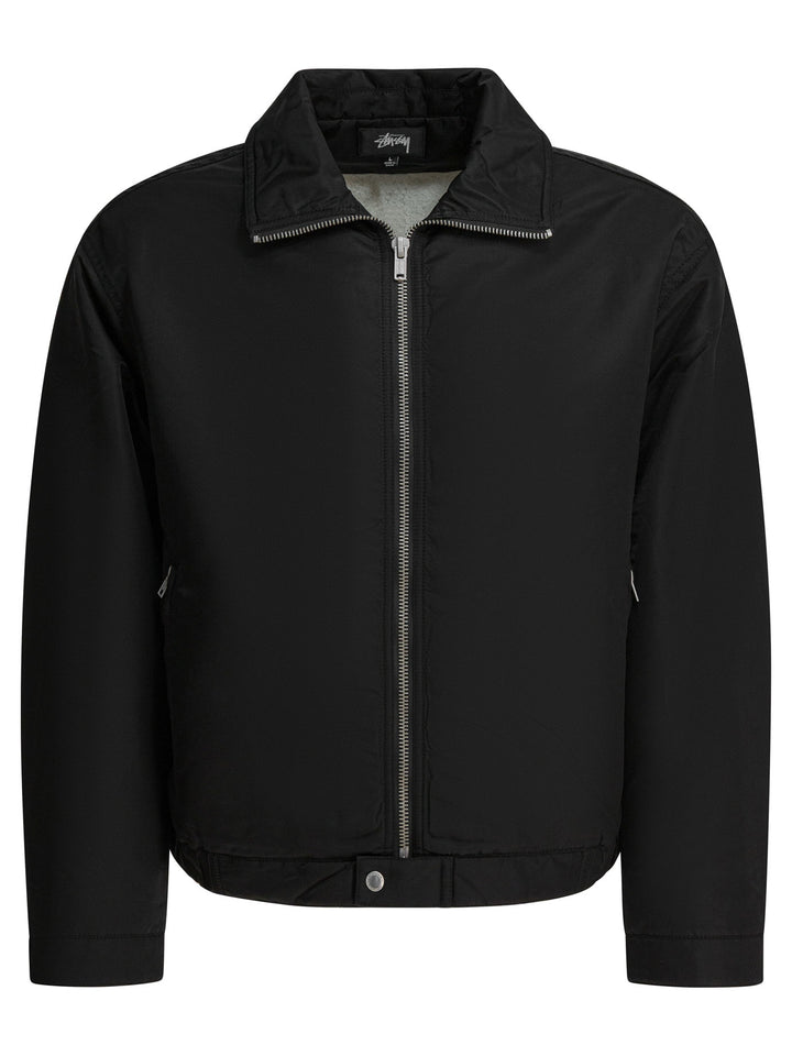 StüSsy Jackets & Coats Jackets and Coats - Black | 860cfd76f7733f9ea6d5b309bcae39d8c8757d27