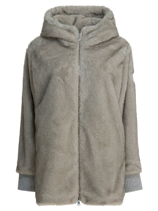 Arabis Lady'S Blouson Jackets And Coats Grey