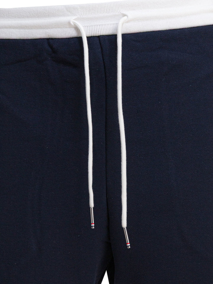 Thom Browne Loopback 4-Bar Shorts - Blue | 7c2fae3d96fddbd10385892111a34ae55518c55a