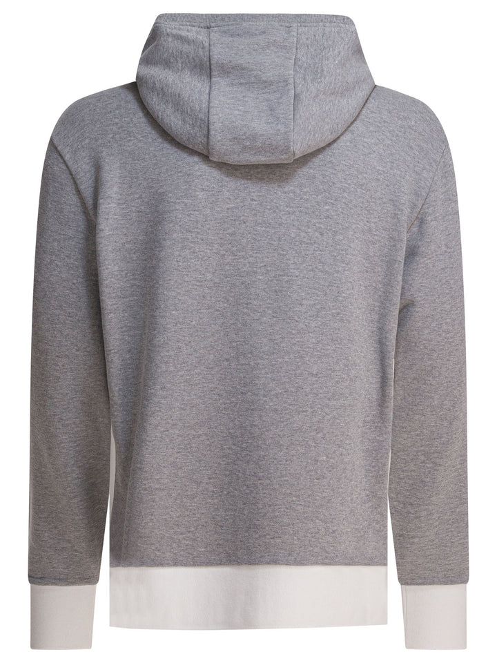 Thom Browne Classic 4 Bar Sweatshirts - Grey | 8a0096e4bfbc6ba714c4b6fa819b52561bfb4f9b