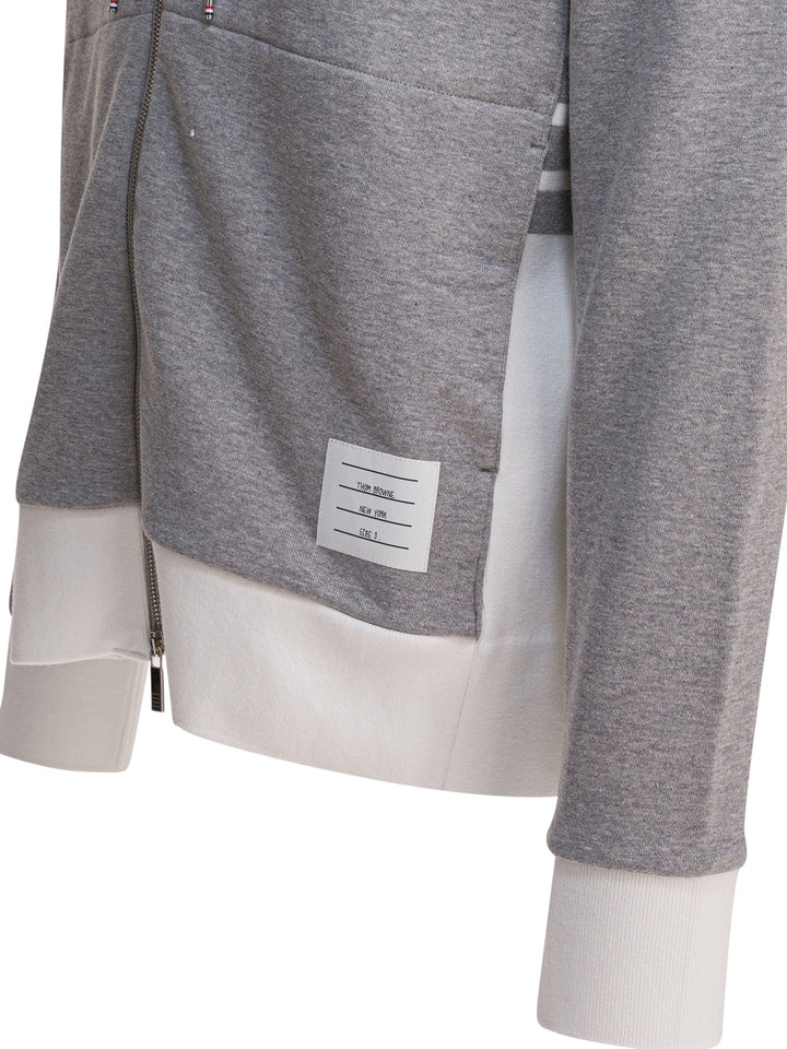 Thom Browne Classic 4 Bar Sweatshirts - Grey | 7f9e733b77d5a09e1112481560bce866022cbe7f