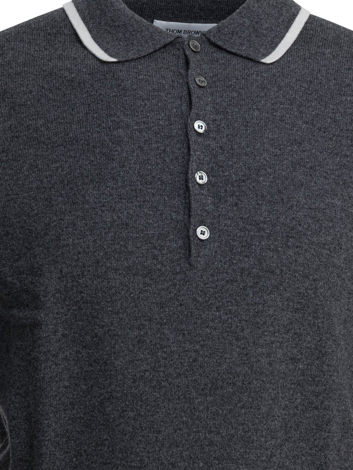 Thom Browne Browne 65 Polo shirts - Black | 6f5761df0eb54ce8a583281f503256a83c8fe0e0