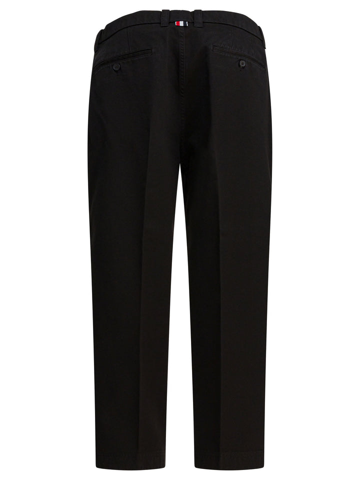 Thom Browne Utility Trousers - Black | ee34210d633a32016a7b3d5fd46bc2e46604d6c0