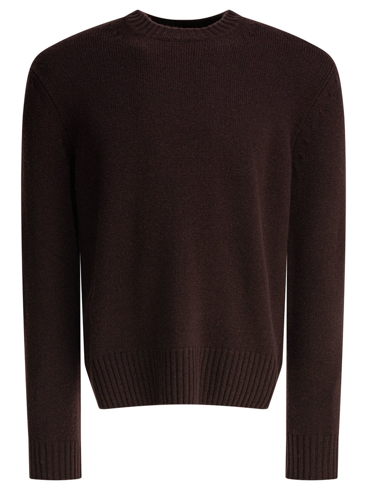 Tom Ford Cashmere Crewneck Sweater Knitwear - Brown | 63d71018f35e16e4f531dba5786bcf42bdf45b5c