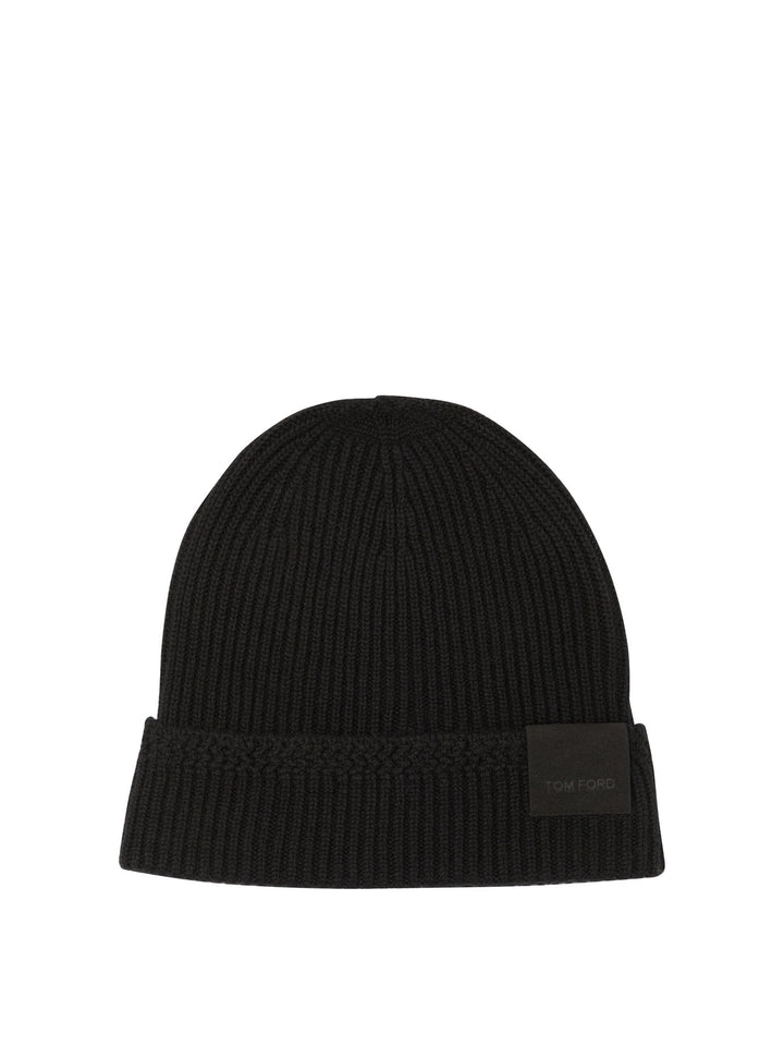 Tom Ford Cashmere Beanie Hats - Black | 2ac84466793131f552d41011f1c6164a9ff405df