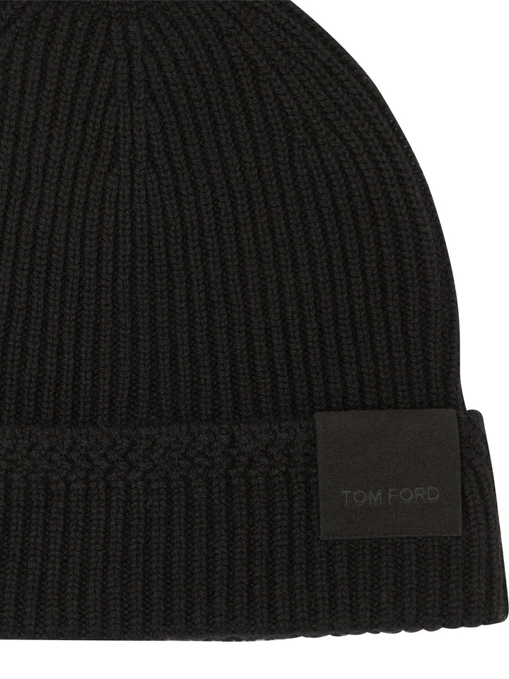 Tom Ford Cashmere Beanie Hats - Black | cf5d510361f5f1e53d65bb865cbfdfbc8dda3ad6