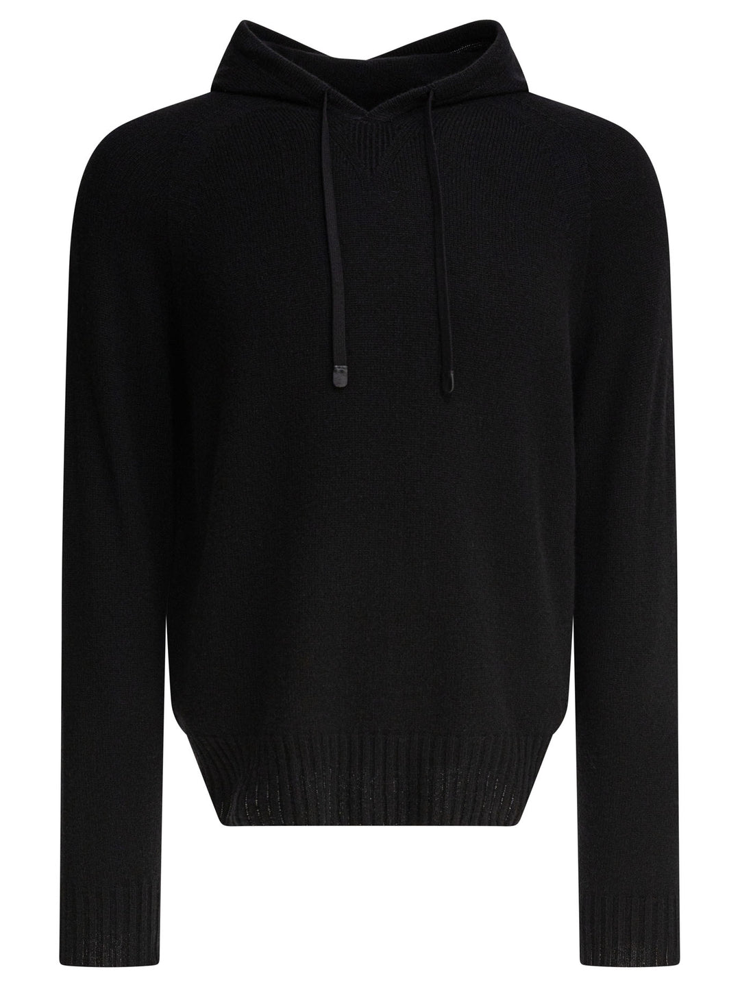 Tom Ford Cashmere Hooded Sweater Knitwear - Black | 11274570478f622a7c84d7259d1c4633718391f0