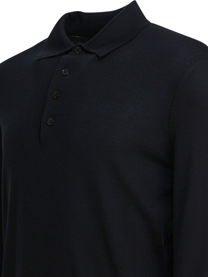 Tom Ford Long-Sleeved Polo Shirt Polo shirts - Black | d7054cbe751c9e82a97c00f7d97444de4affe80e