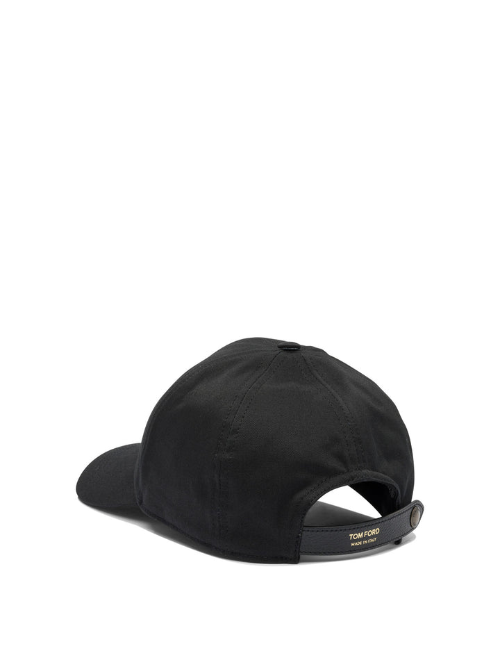 Tom Ford Cotton Trucker Hat Hats - Black | 15b3df54984b2709a4f6d505e55b0cb46ac8fff8