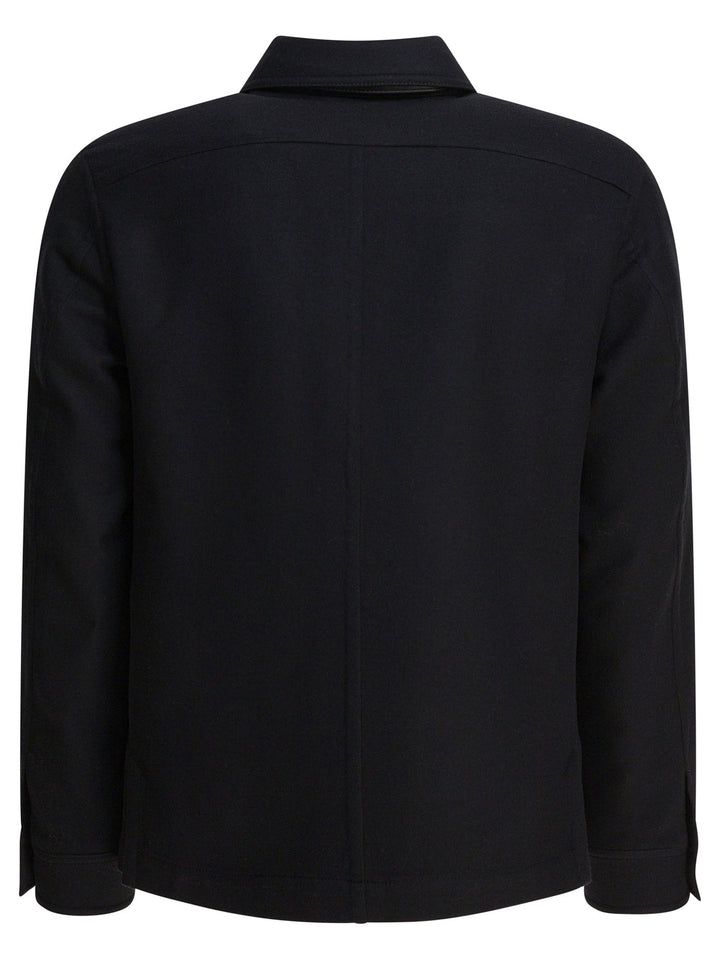 Tom Ford Wool And Silk Overshirt Jacket Jackets and Coats - Black | 4c01afc022f5ecd7f75fe3b30d1a99ae78081b92