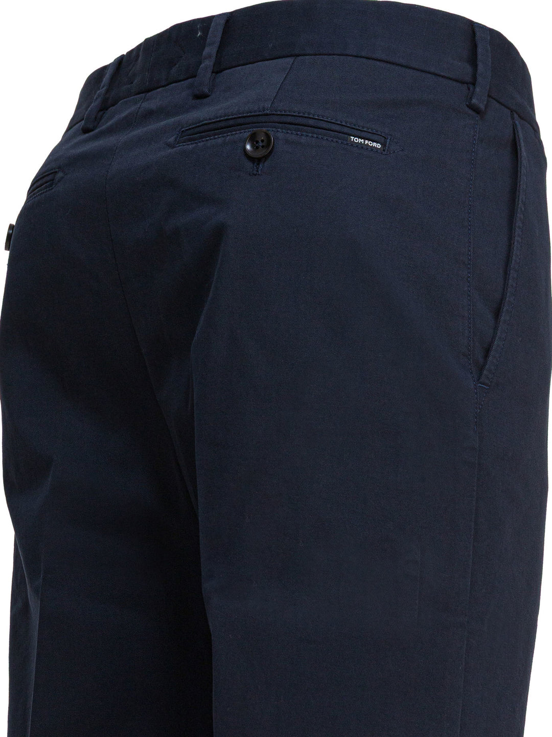 Tom Ford Cotton Twill Chino Trousers - Blue | f148251a158b700f1d4fff8445f1a851722b07e3