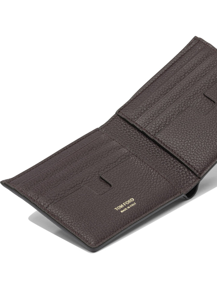 Tom Ford T Line Wallets & Card holders - Bordeaux | 74877076bac16a8bdde9dbdf9f674c9044505560
