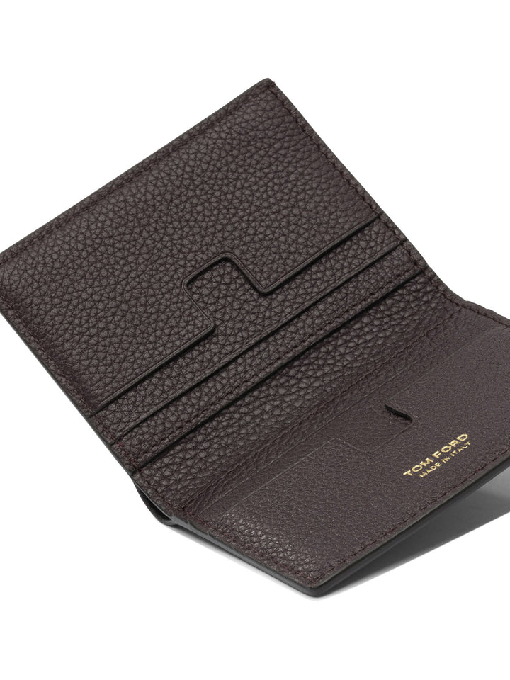 Tom Ford T Line Wallets & Card holders - Bordeaux | 57fffde9cb55d269c7247167279cb8beca1ef6e0