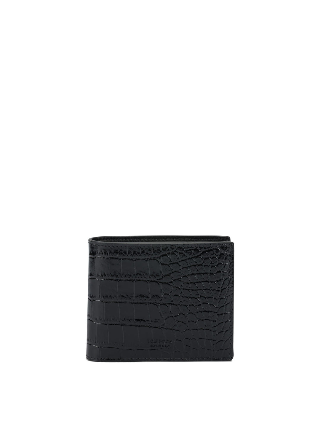Tom Ford Crocodile Print Leather Wallet Wallets & Card holders - Black | 2d39a57ffc644c857bb11ddf4f55d59be95de250