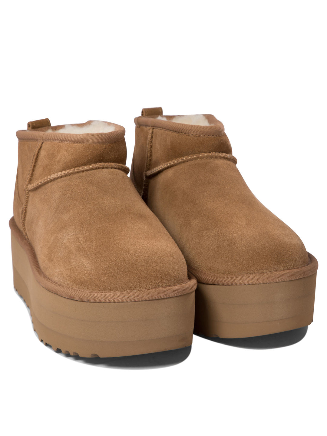 Ugg Classic Ultra Mini Platform Ankle Boots - Brown | 6f1336f95eae9dfe553954c97f292de14cf8c0a9