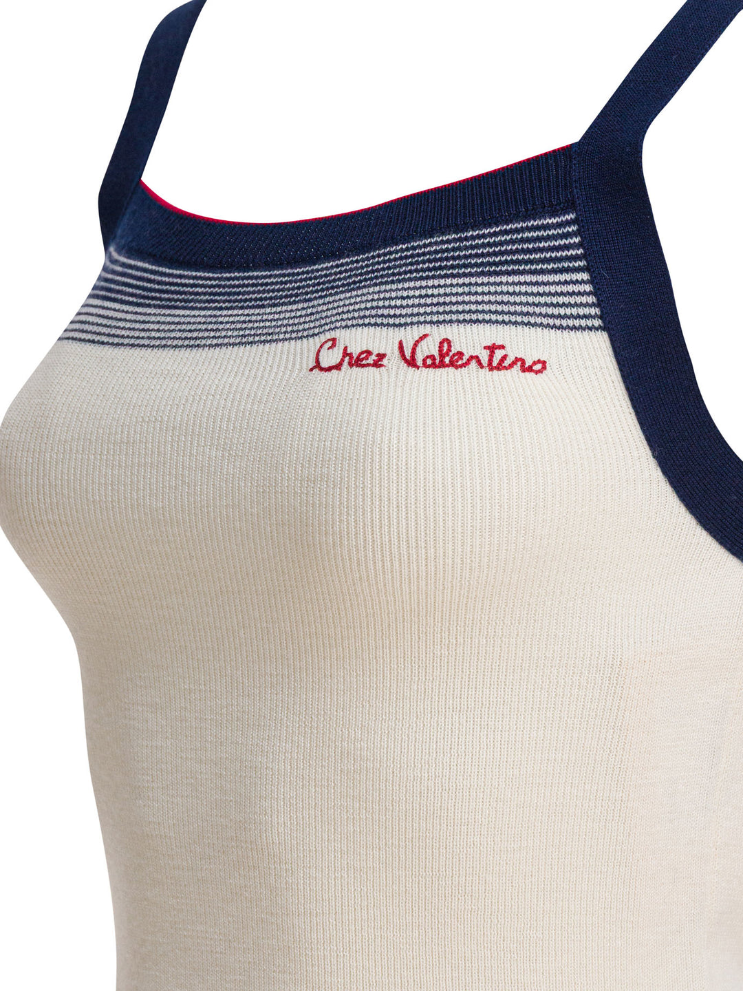 Valentino Virgin Wool Tank Top Tops - White | afa4be1f218b5fe846591c2a37b6975a8816284a