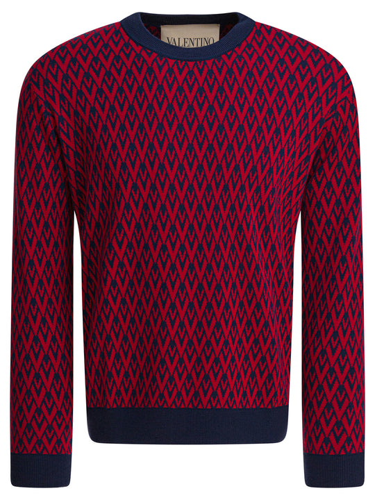 Toute La V Knitwear Blue