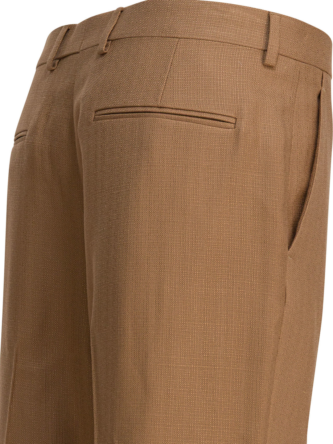 Valentino Viscose Pants Trousers - Beige | 1c1bce1f170f5f377dd7e7c5824f47a53a7680bc