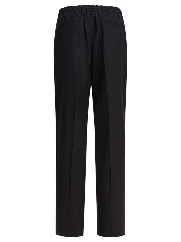 Valentino Wool Sport Pants Trousers - Black | 39157c586d0ad67952011efc337a5cd991abeea4