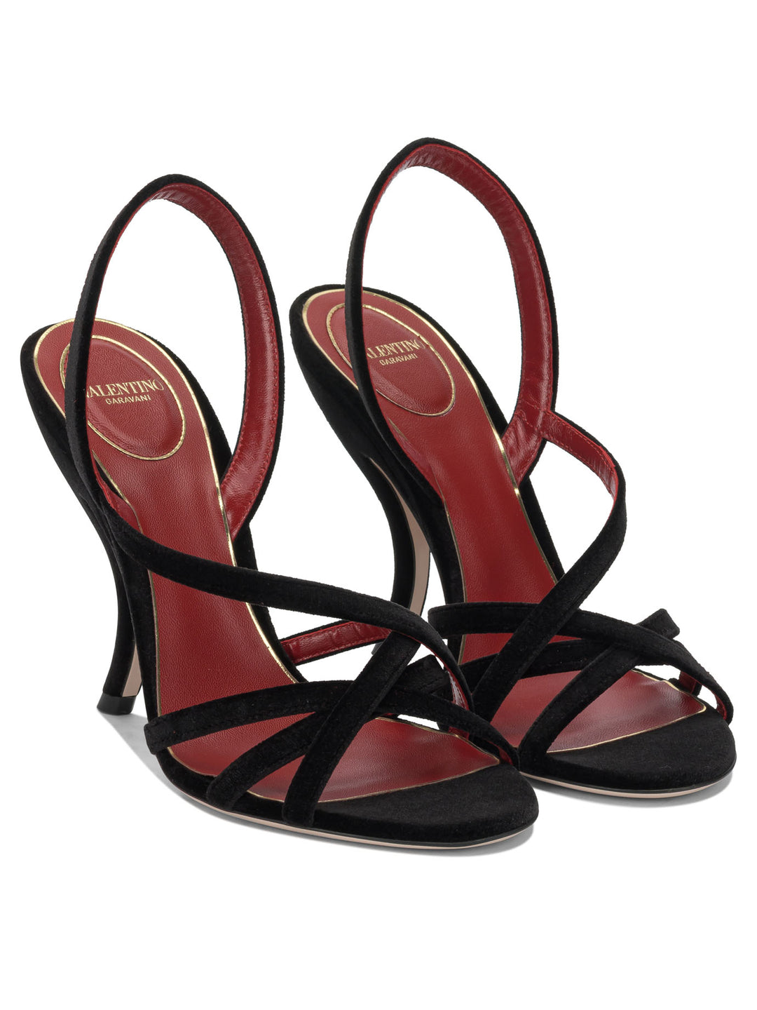Valentino Garavani Fetishique 105mm Sandals - Black | faee939c0638a77392d7d20405e8e035f24e869a