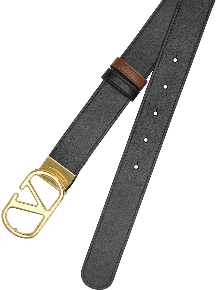 Valentino Garavani Vlogo Signature Belts - Black | ec439239142bade86e6767cb3cd35017a12589e2
