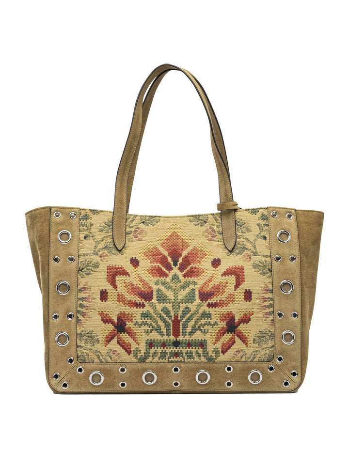 Valentino Garavani Nellcôte Shoulder Bags - Beige | 587e70c77804bae3b4ce7ea402a2efa86c269a4c