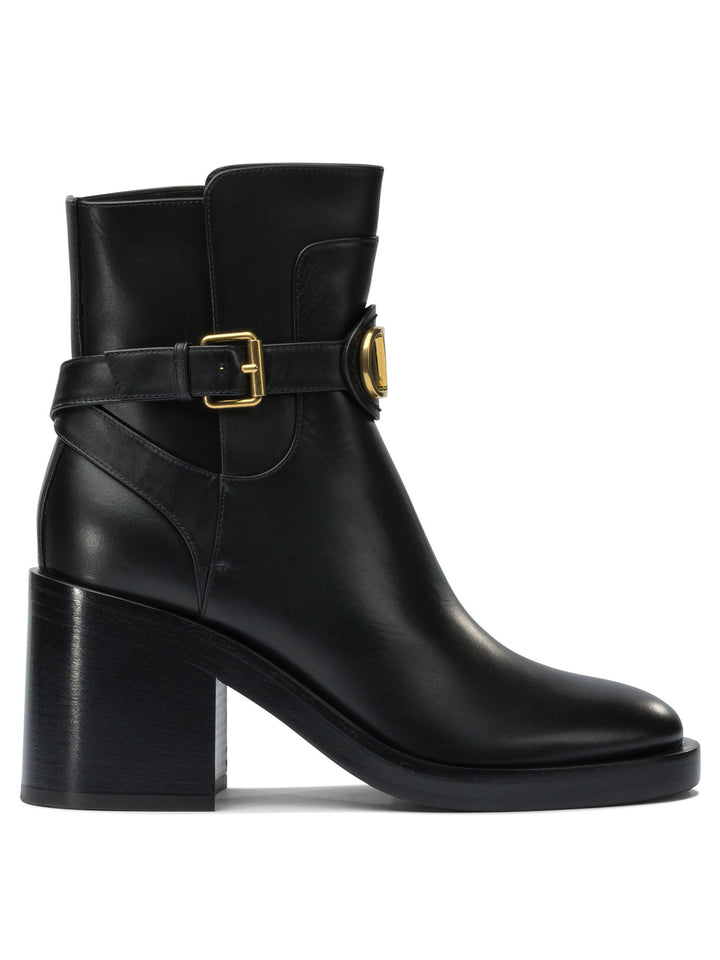 Valentino Garavani Vlogo Signature Ankle Boots - Black | 064593d3c332c96cb16d913c7bd7f953cdc41bd1