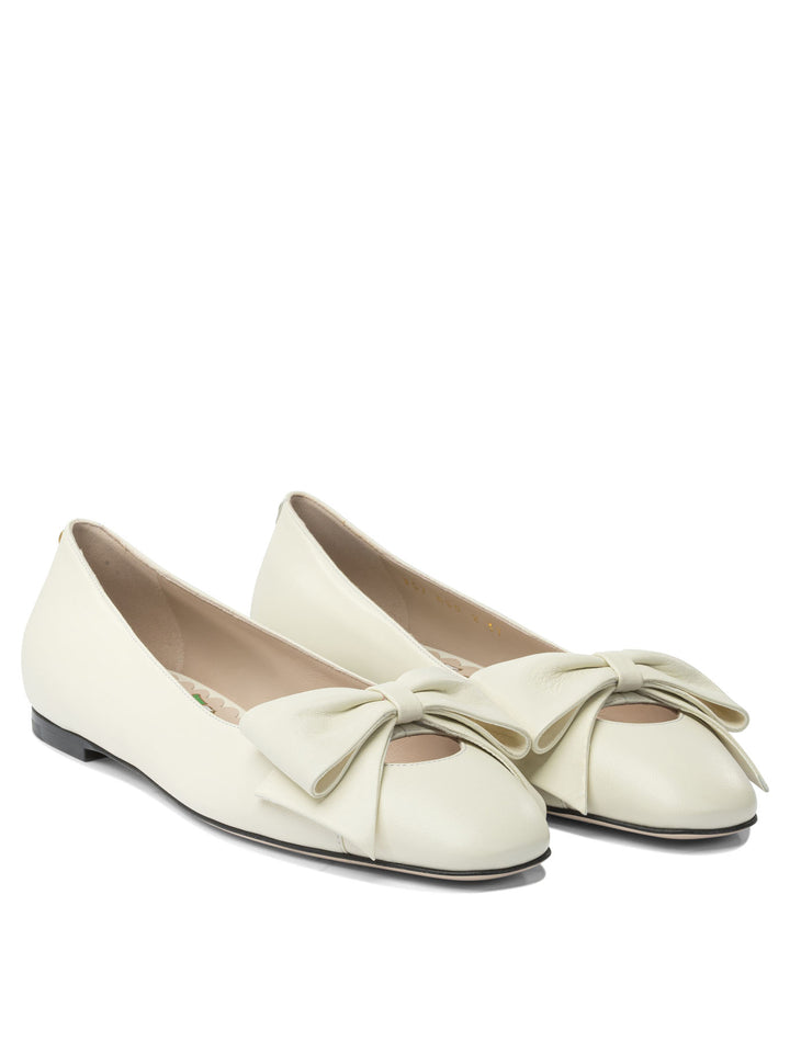 Valentino Garavani Bowow Ballerinas - White | 9ed4cd4eef9846d080e1a3931d773d8e503421ee