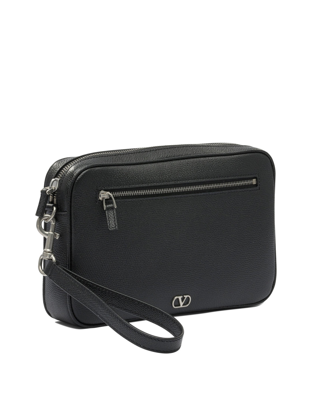Valentino Garavani Vlogo Signature Pouch - Black | f0266c51ce6099ddbdd12923016b3d4a7e77de16