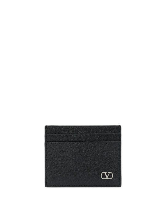 Vlogo Signature Wallets & Card Holders Black