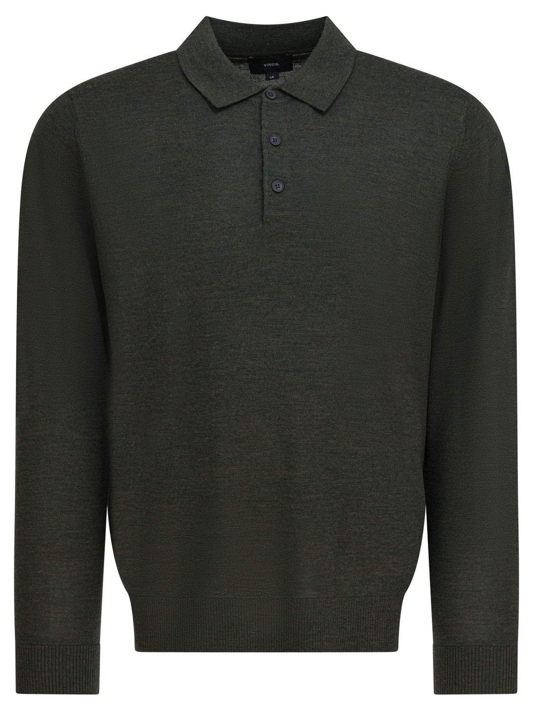 Vince Merino Wool Polo Shirt Polo shirts - Grey | c267f44c437ab26070442ed1f28c9e0b44bdfca2