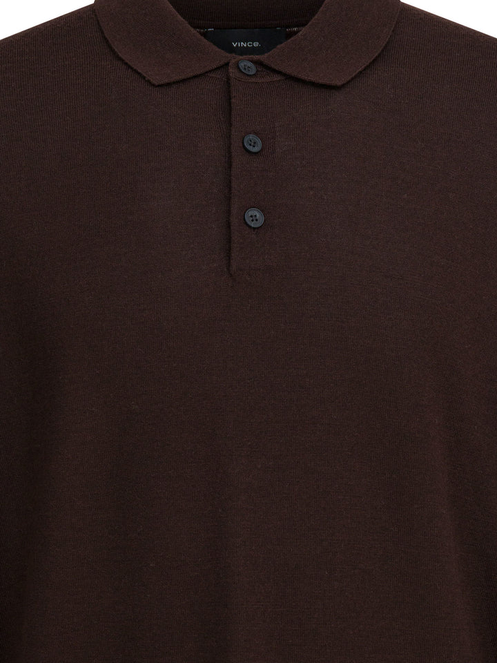 Vince Merino Wool Polo Shirt Polo shirts - Bordeaux | 9c7bdf316cecab02fdbf9b947eb58592acadba84