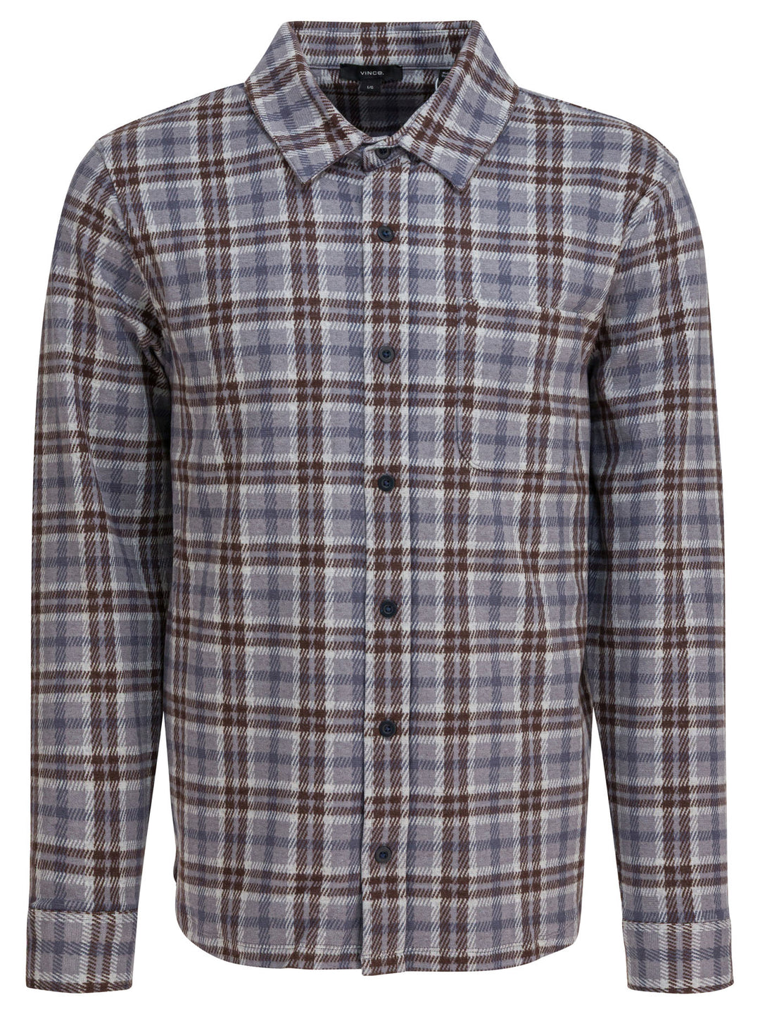Vince Plaid Overshirt Jacket Jackets and Coats - Grey | bd1337bf094c3e4c4ba0beeb93e40b2f05d916f6