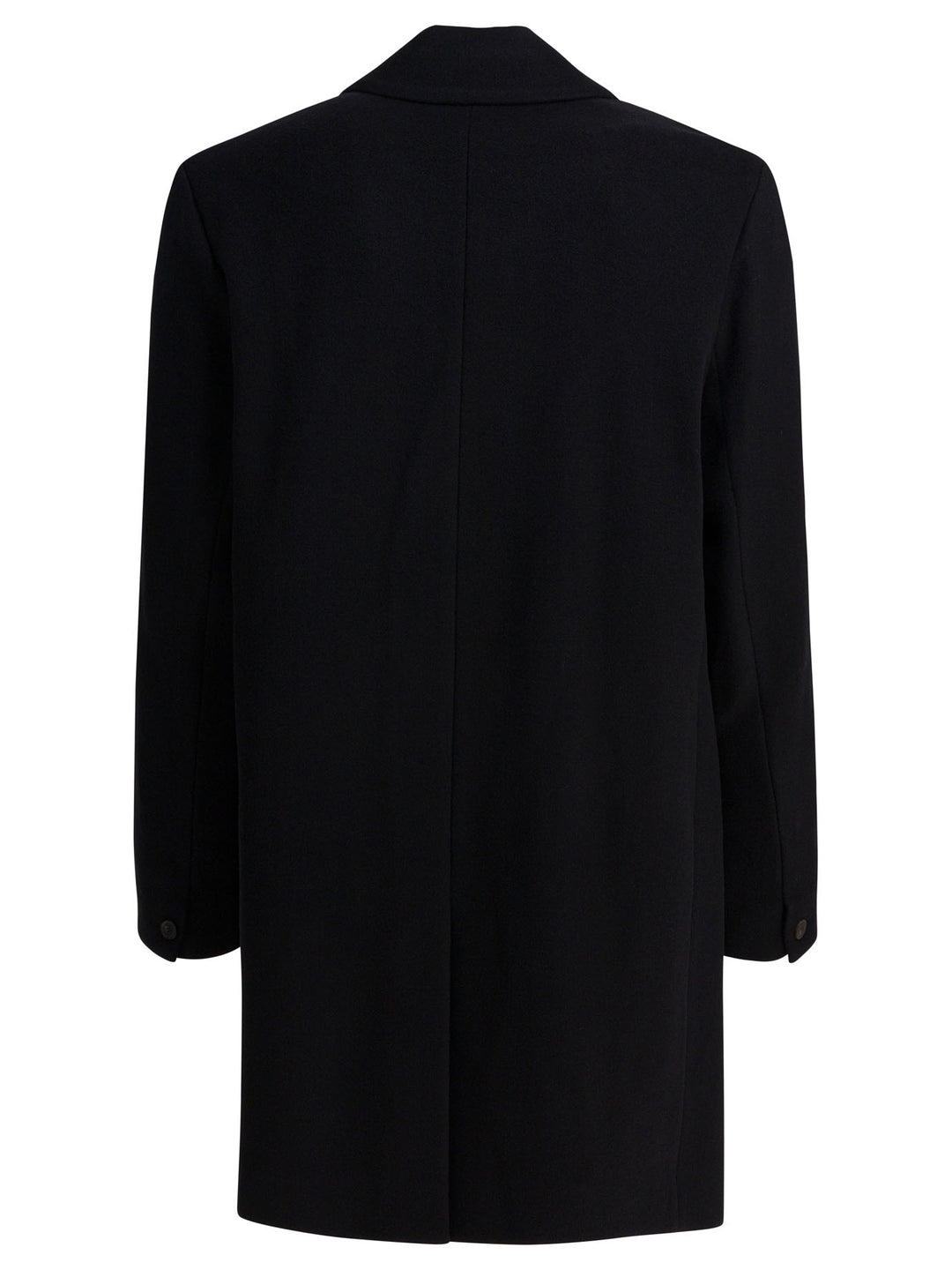 Vince Classic Coat In Italian Wool Blend Jackets and Coats - Black | 225f413a667f6feb23edfd0da3427bda7c4f0dd7