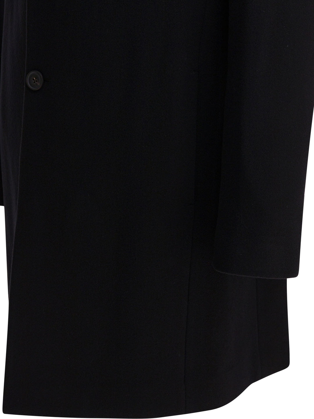 Vince Classic Coat In Italian Wool Blend Jackets and Coats - Black | b54e76ffd395f7e2c905ef91461bbea26cff18fd