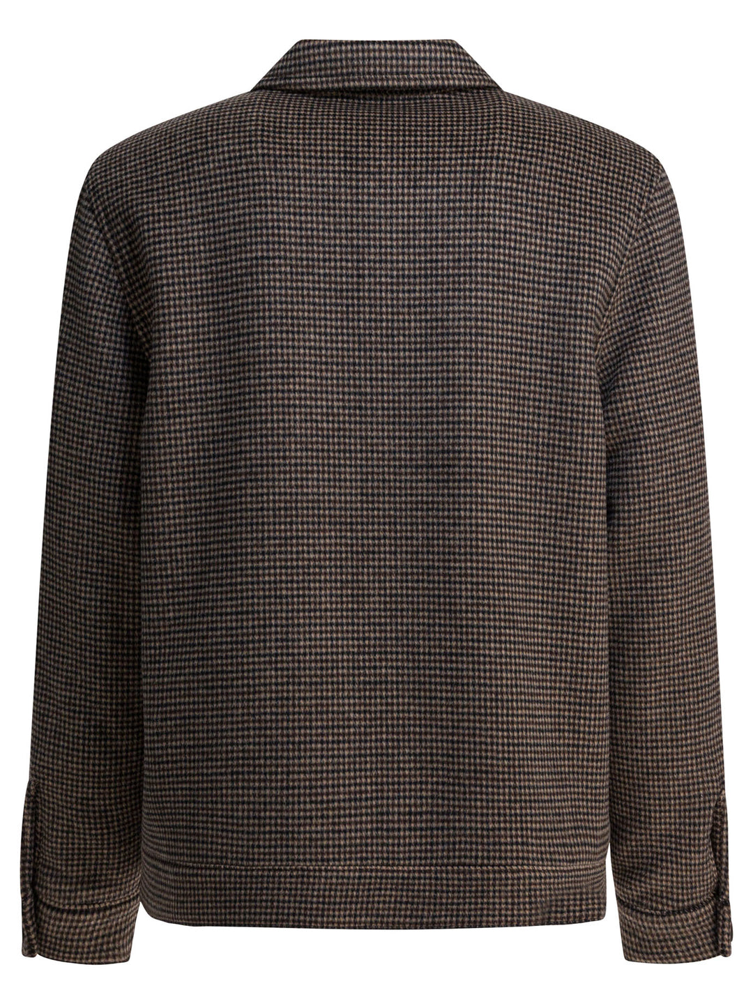 Vince Houndstooth Overshirt Jacket Jackets and Coats - Brown | d3b4647d7fde4c3416045243e087461a34ed1d55